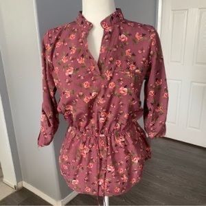 Speed limit floral blouse